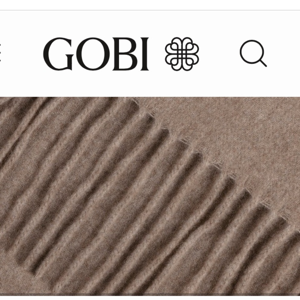 Gobi Mongolian Organic Cashmere Fringed Scarf - Picture 8 of 8